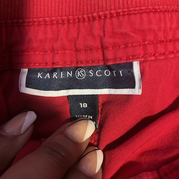 Lot of 2 Karen Scott Shorts Size 18 - Picture 6 of 7
